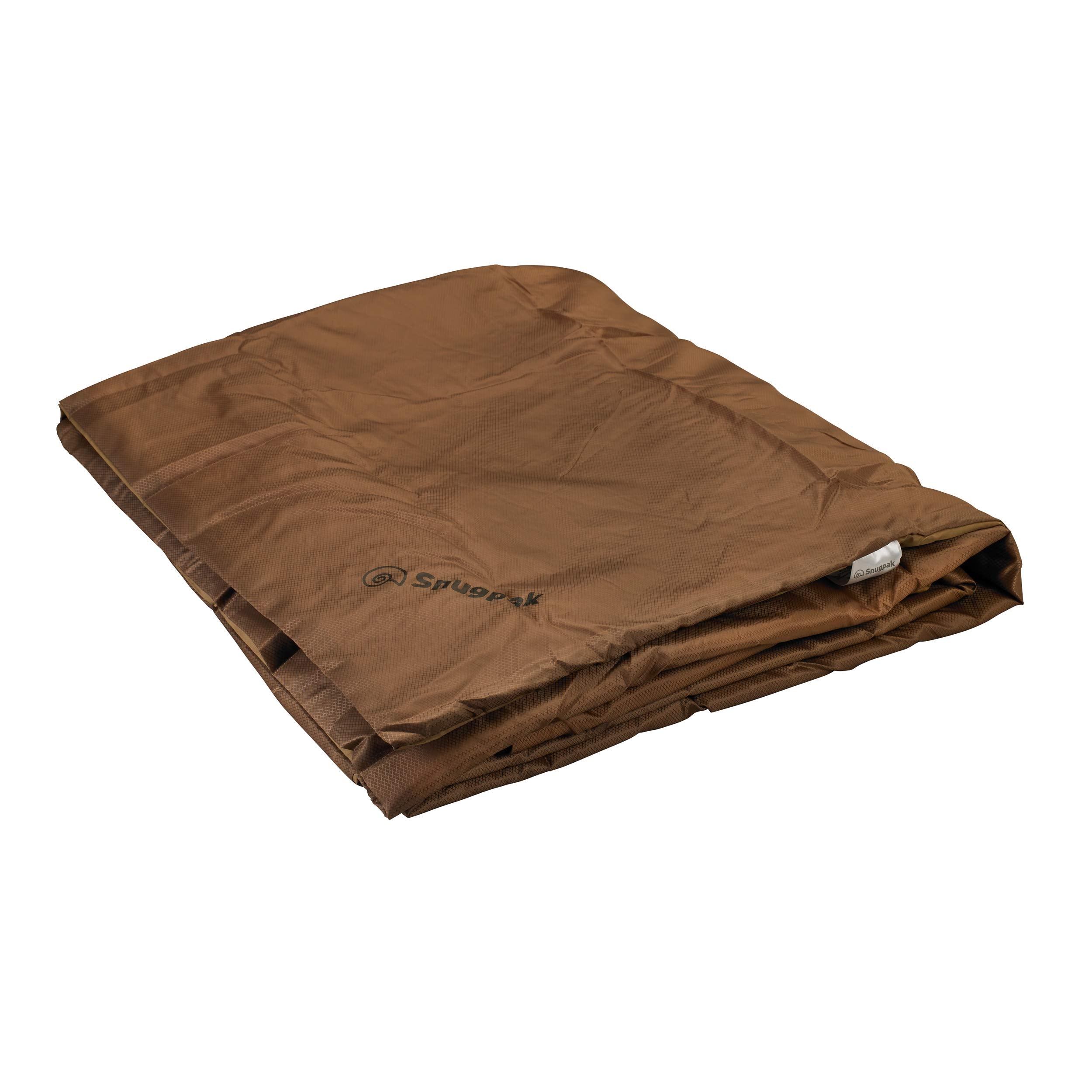 Snugpak Jungle Blanket folded in pack for travel warmth and compact storage.