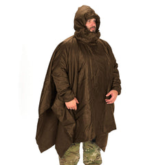 Dedicated sleeves on the Snugpak poncho liner enable full arm mobility.