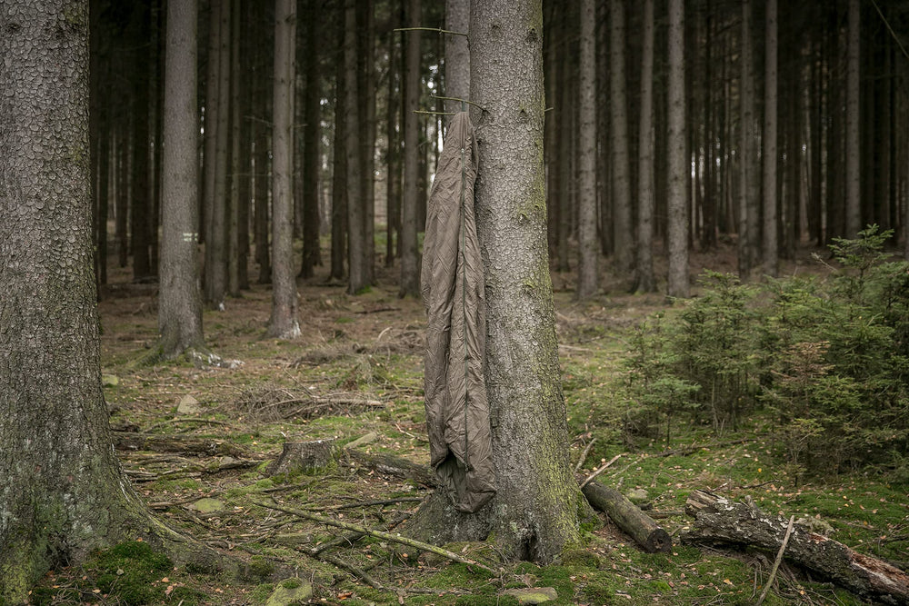 Snugpak Softie 3 Merlin Sleeping Bag Olive outdoors in the wild for overnight adventures