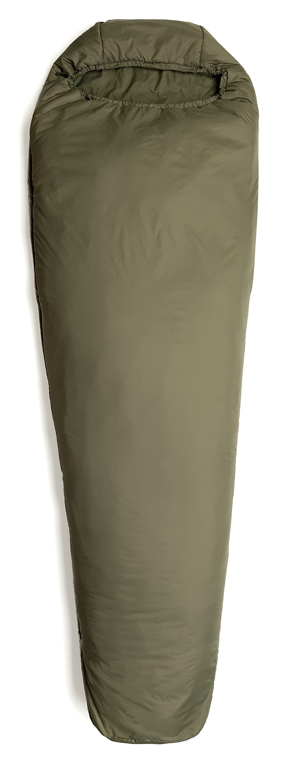 Snugpak Softie 3 Merlin Sleeping Bag Olive rolled for compact packing on trips