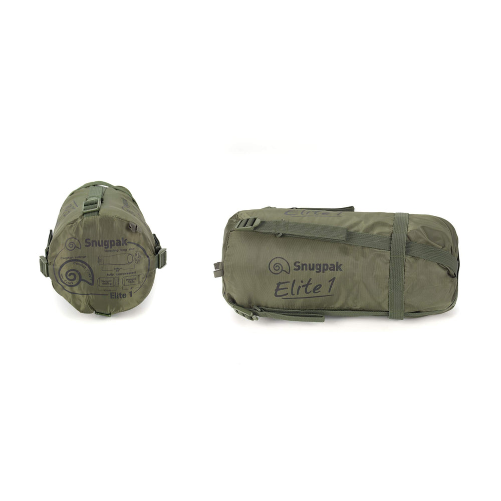 Snugpak Softie Elite 1 expander panel open improves inner space on chilly nights.
