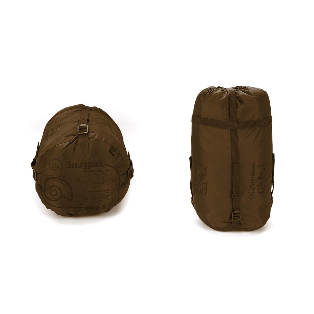 Snugpak Softie Elite 3 compression stuff sack for easy packing