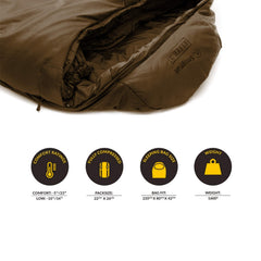 Snugpak Softie Elite 3 Paratex fabric windproof and water-repellent