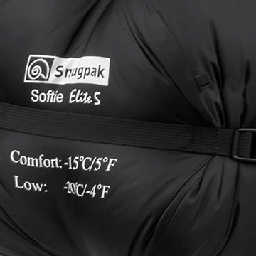Snugpak Softie Elite 5 WGTE compressed packed view demonstrates compact transport
