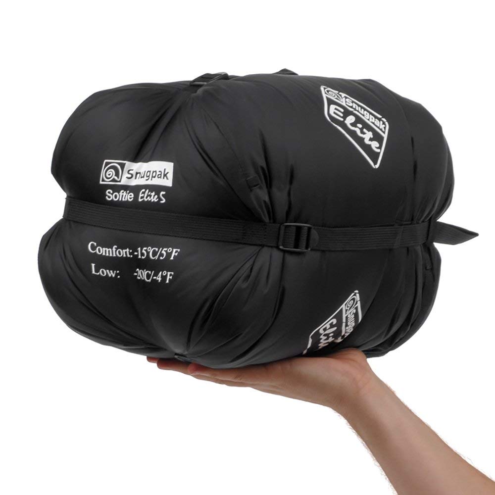 Snugpak Softie Elite 5 WGTE zip-close detail supports easy temperature control