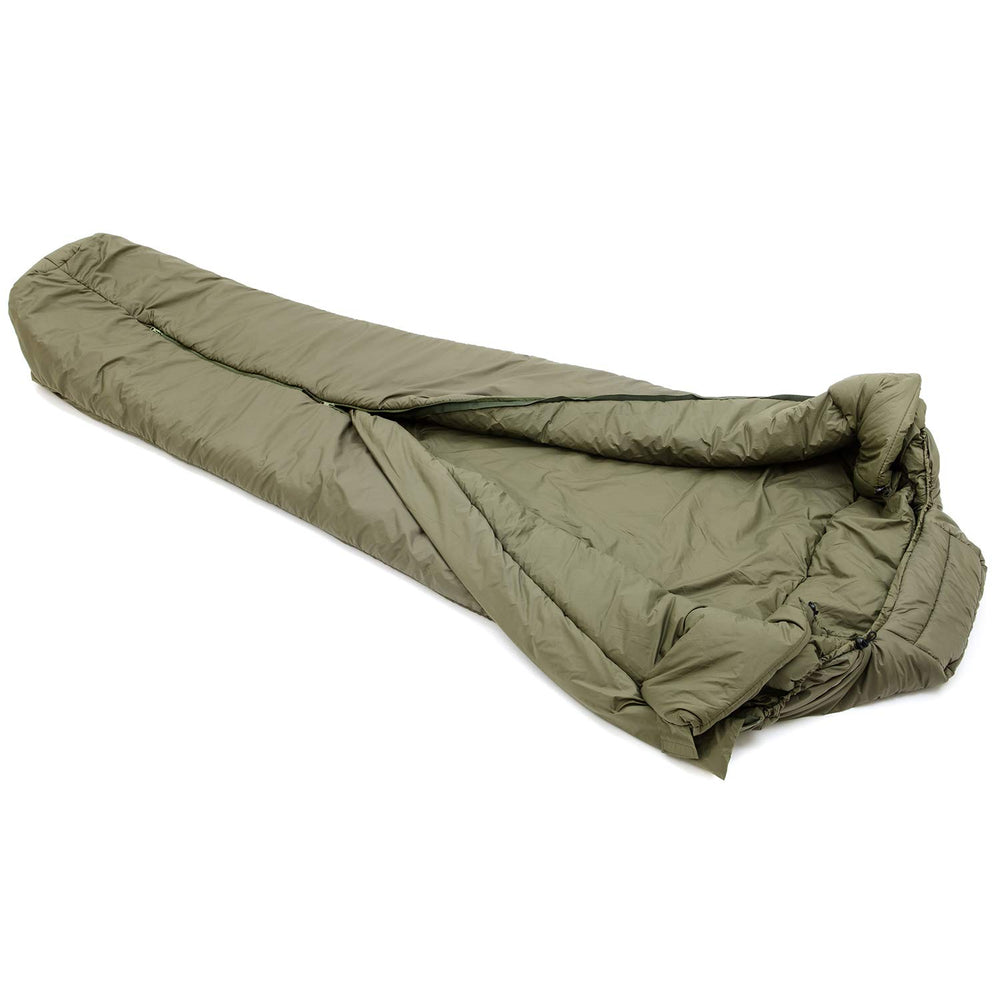 Snugpak Special Forces Sleep System dual bags join demonstrates combined warmth for cold nights.