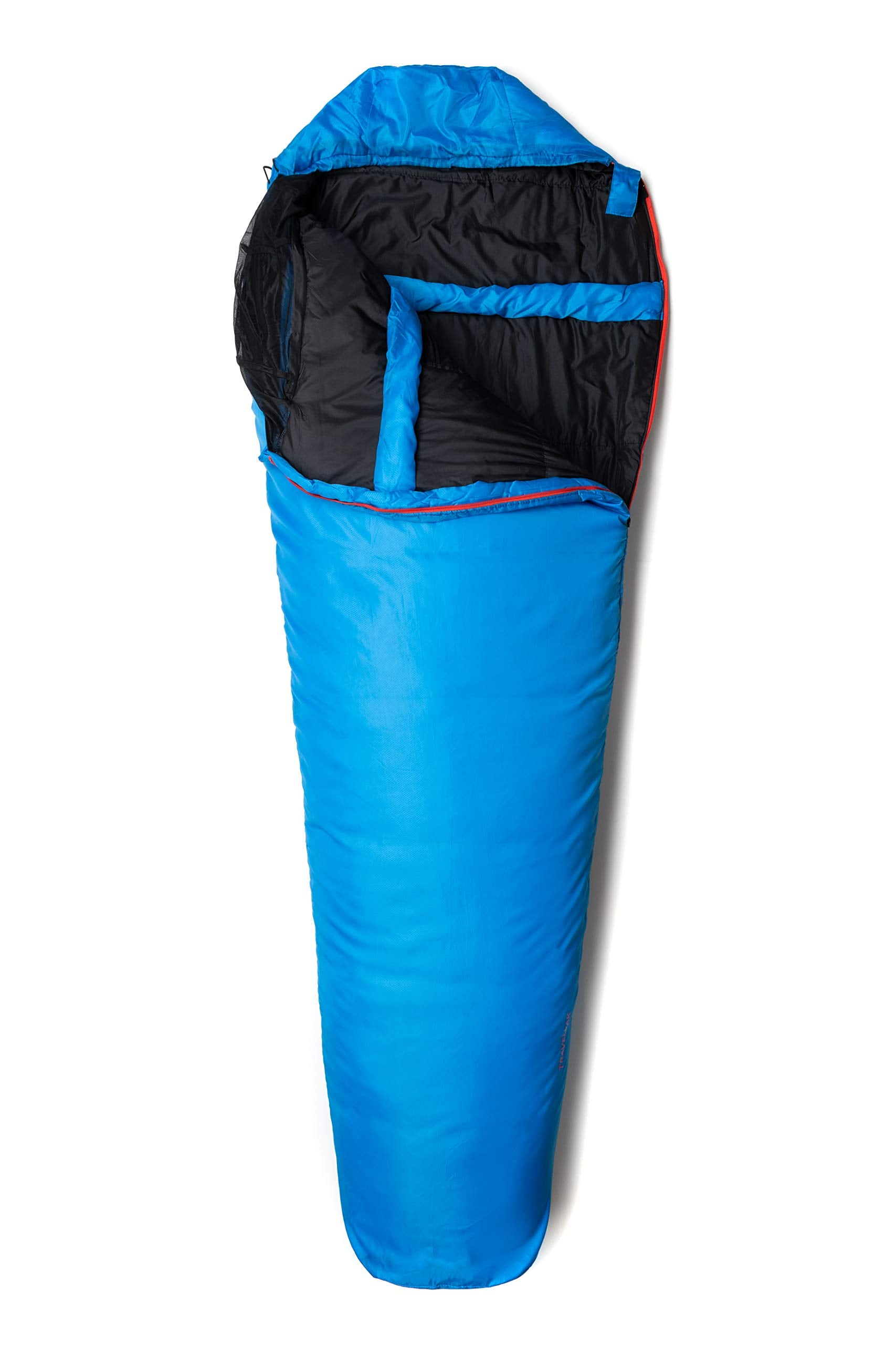 Snugpak Travelpak 2 full-length zipper enabling easy entry and even warmth distribution