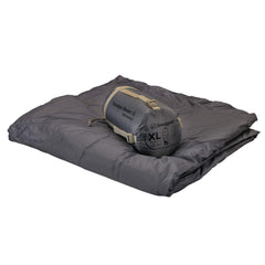 Snugpak Travelpak Blanket in compression sack for ultralight travel.