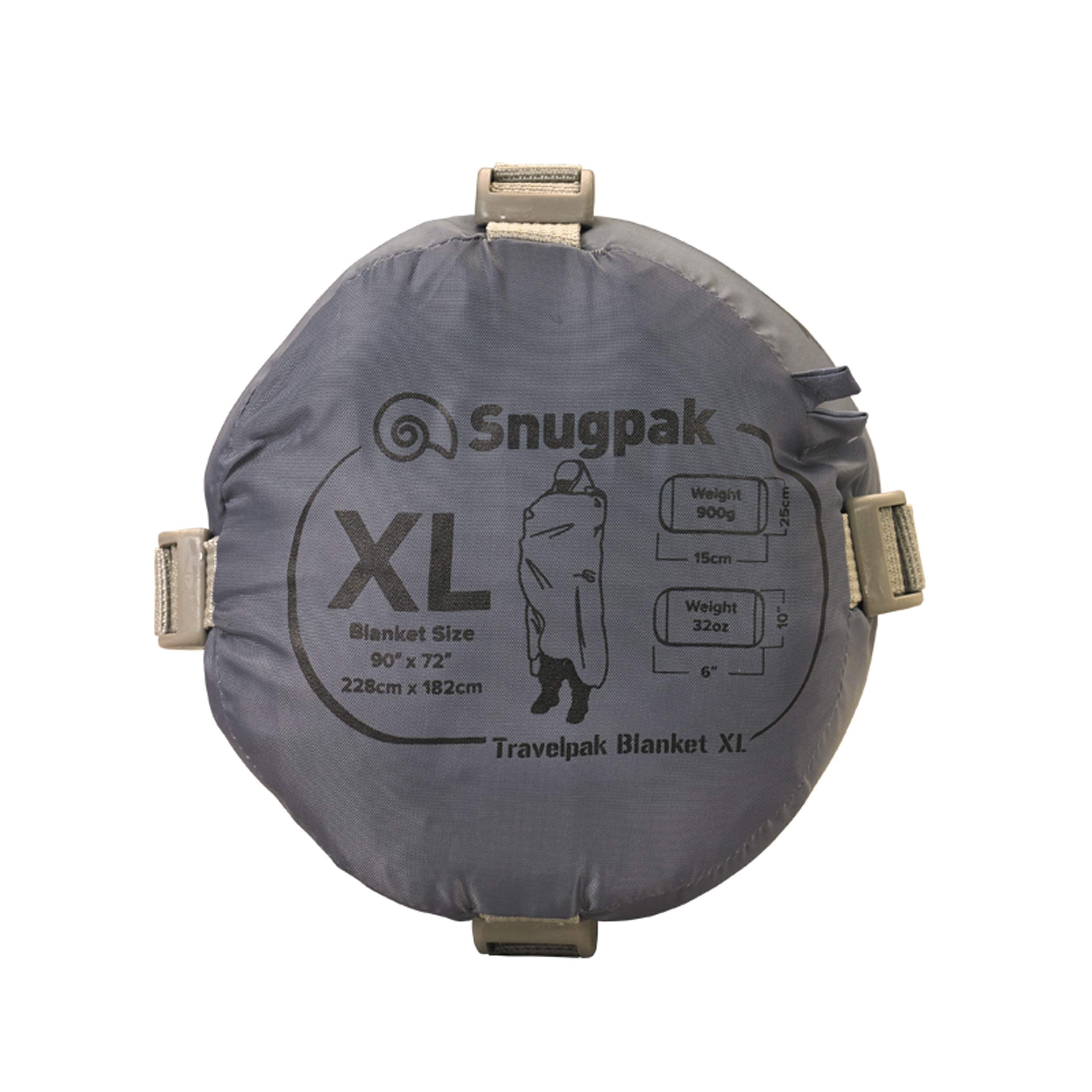 Snugpak Travelpak Blanket water-repellent outer shell keeps you dry.