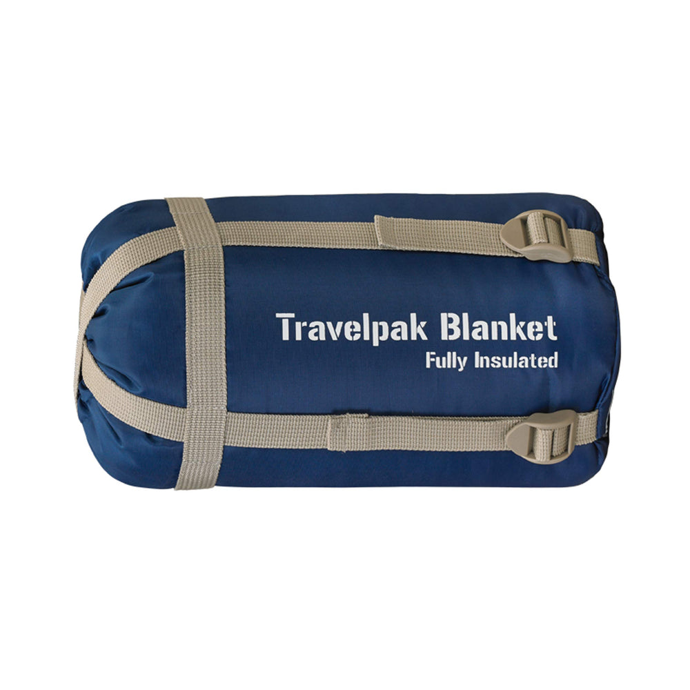 Snugpak Travelpak packs down to 6x10 inches for portability.