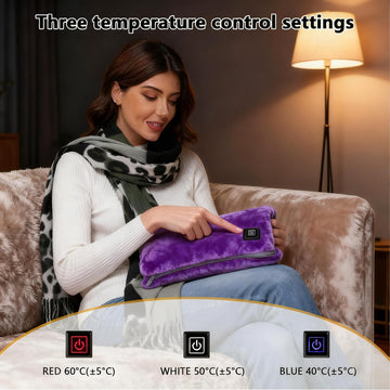 SNZ graphene handwarmer dual heating spreads warmth across both hands
