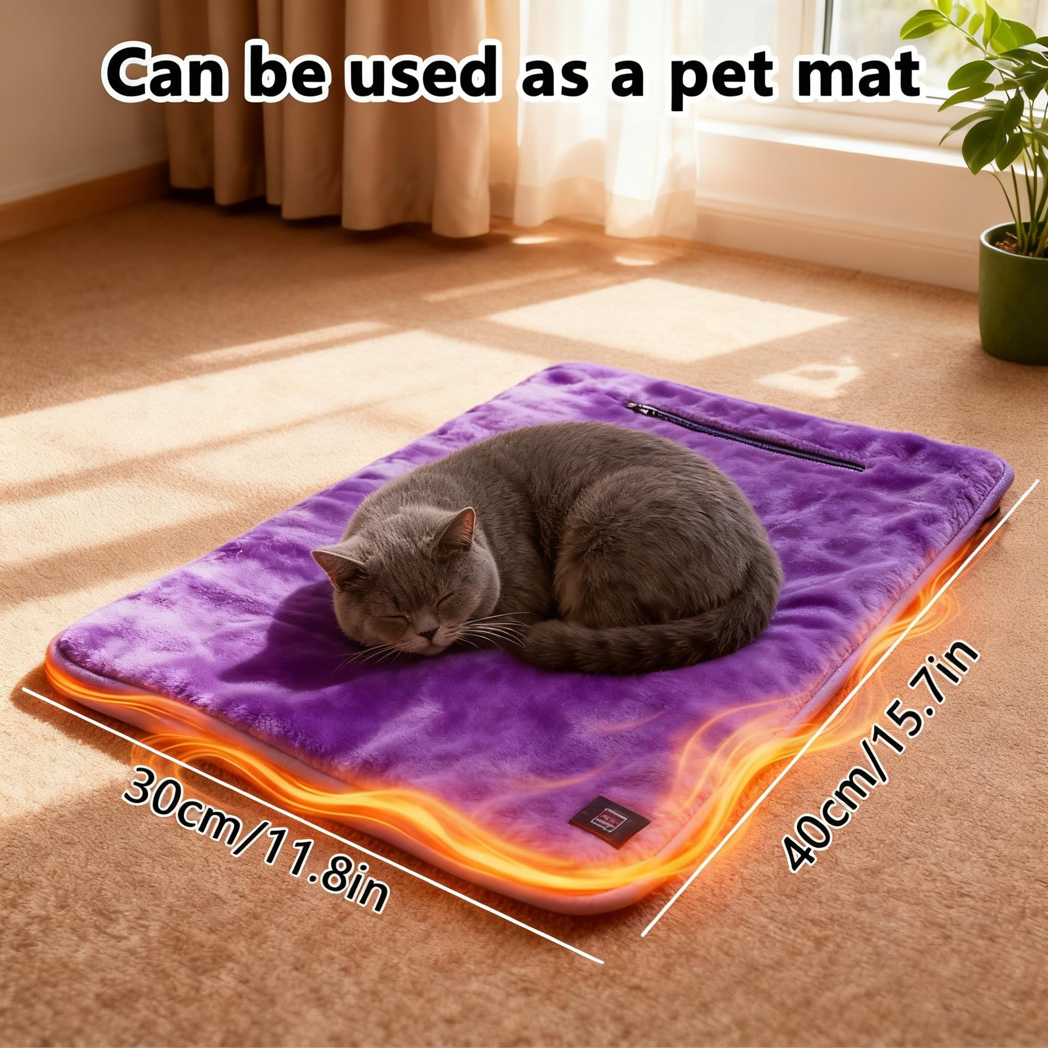 SNZ plush-soft exterior emphasizing safe and skin-friendly warmth