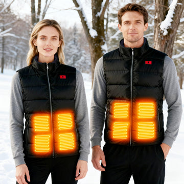 SNZ vest worn outdoors in cold conditions