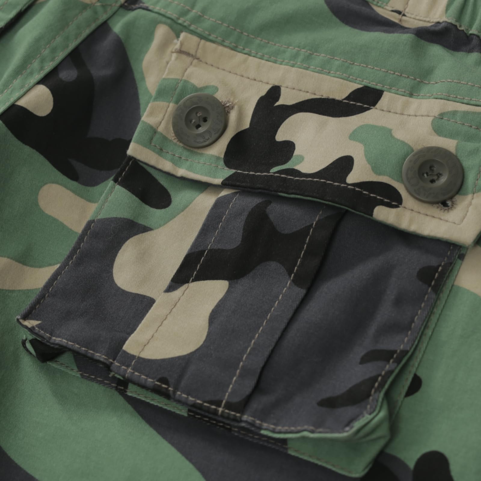 Sobrisah blue camo pants travel-ready style with nine pockets