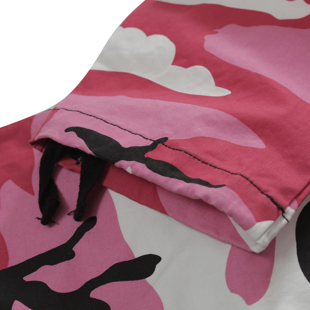 Sobrisah pink camo pants travel-ready design supports comfortable long wear.