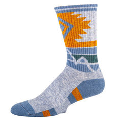 Sock It Up Merino Micro Crew heel cushioning supports activity impact
