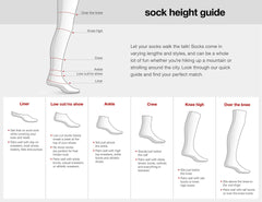 Sock It Up Merino Micro Crew ribbed cuff ensures secure fit