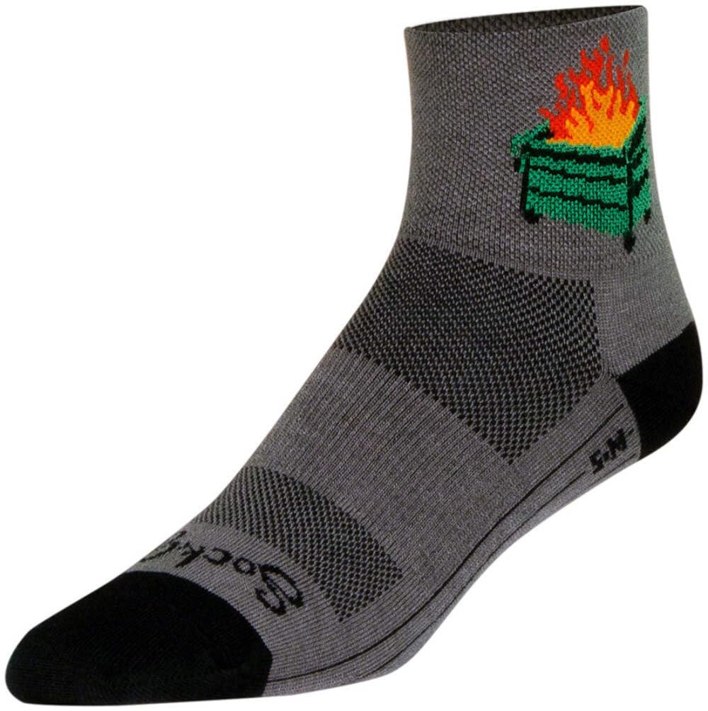 SockGuy 2020 heel-toe nylon reinforcement for long-lasting cycling wear