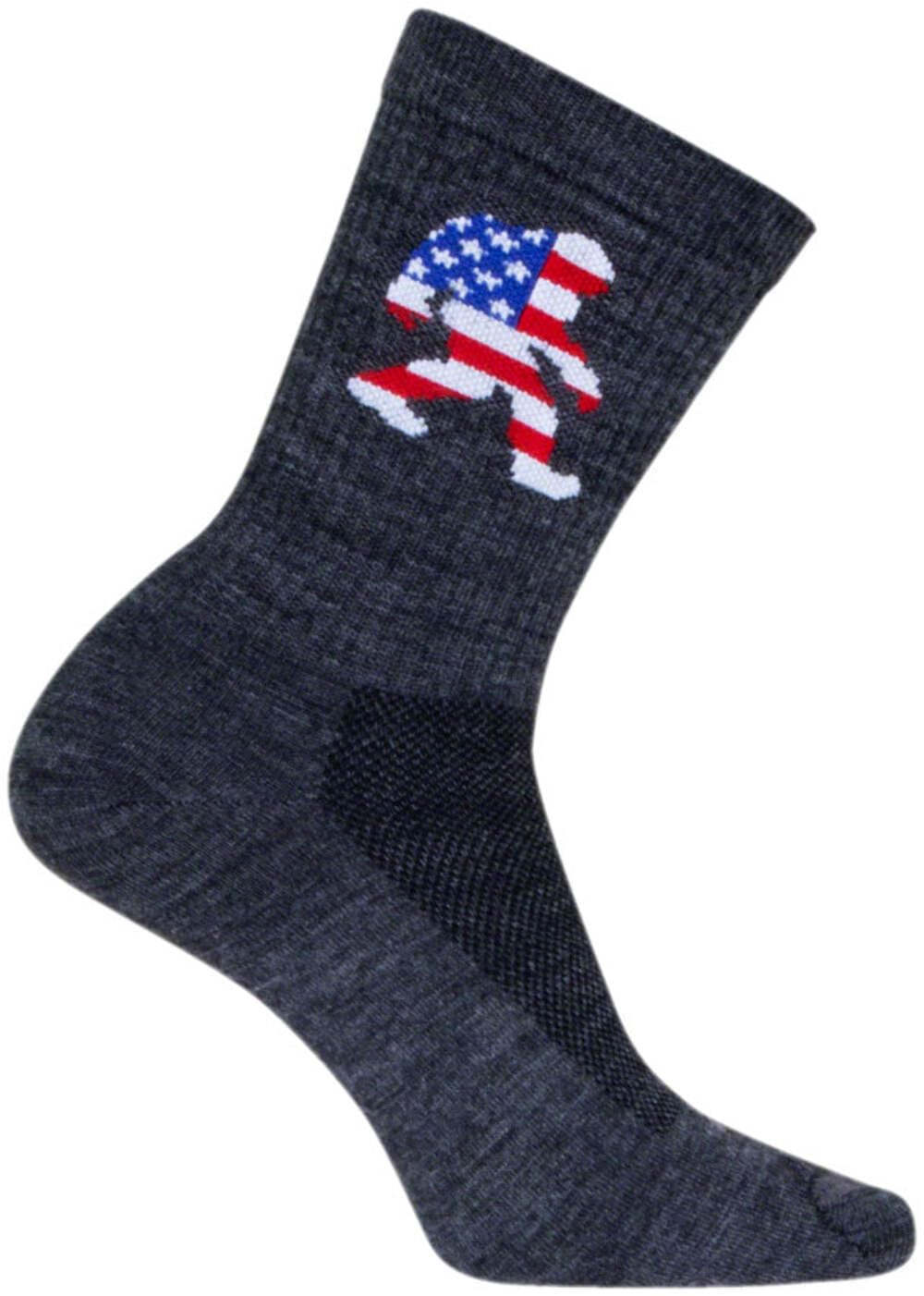 SockGuy Big Foot Wool Socks unisex fit offers versatile comfort for any wearer.