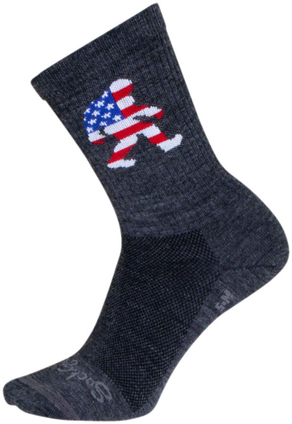 SockGuy Big Foot Wool Socks suit warm and cool weather conditions year-round.