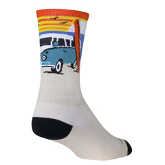 SockGuy Daze sock in one color for all-day comfort during cycling and daily wear.
