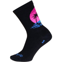 Soft texture of SockGuy Sunset Crew Sock ideal for all-day wear