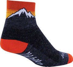 SockGuy wool hiker socks close-up shows TurboWool blend for superior moisture management.