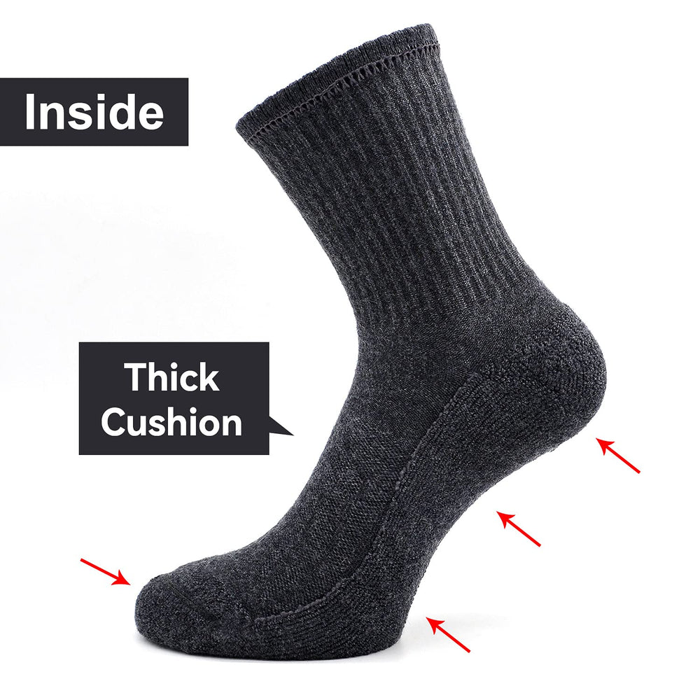 Socks Daze merino-wool hiking socks breathable-mesh panel for dry feet