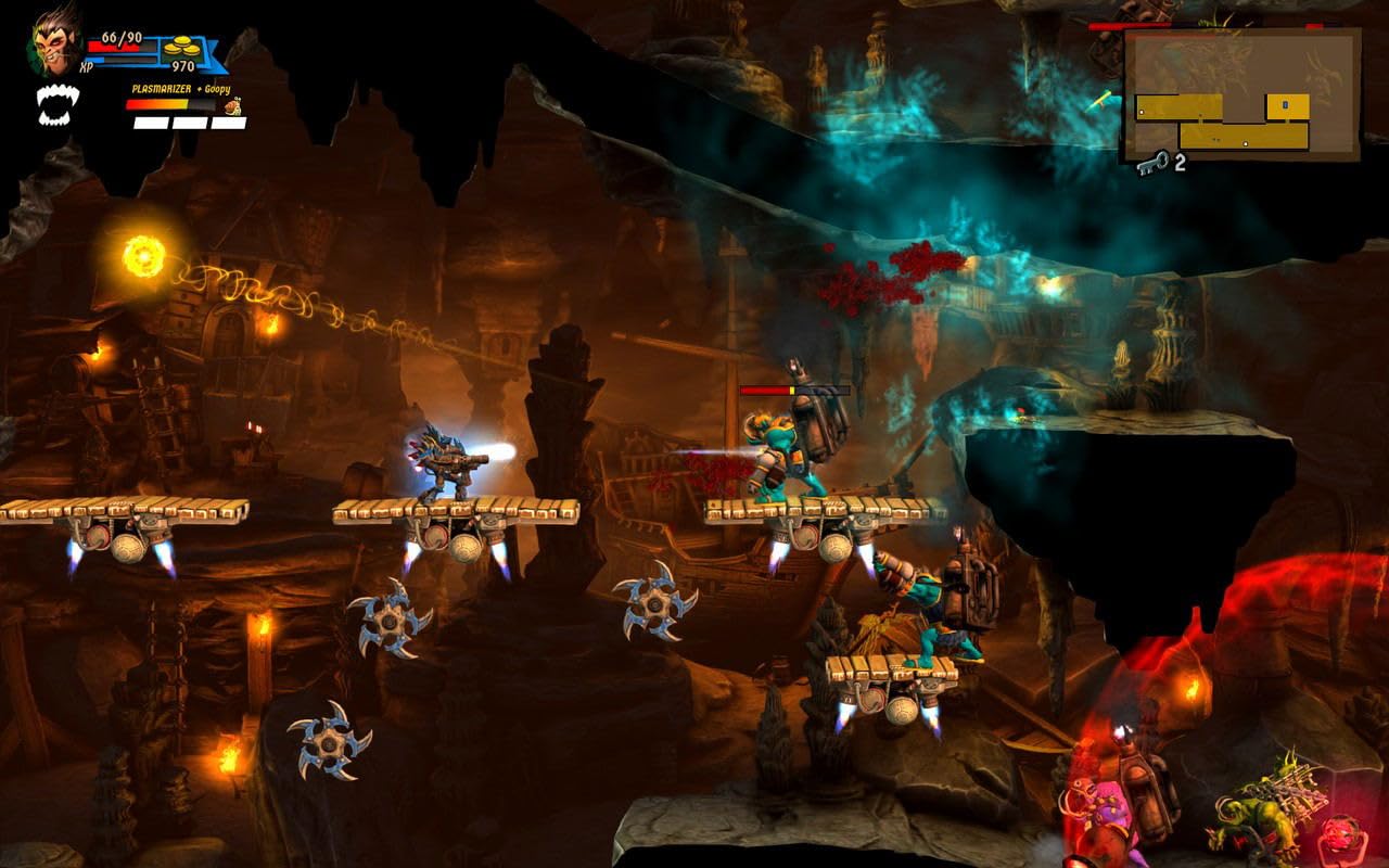 Soedesco Rogue Stormers PS4 players in local and online co-op battles.