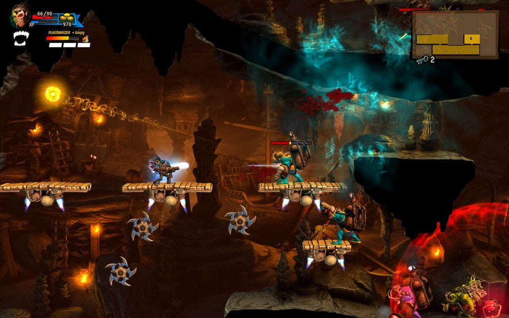 Soedesco Rogue Stormers PS4 players in local and online co-op battles.