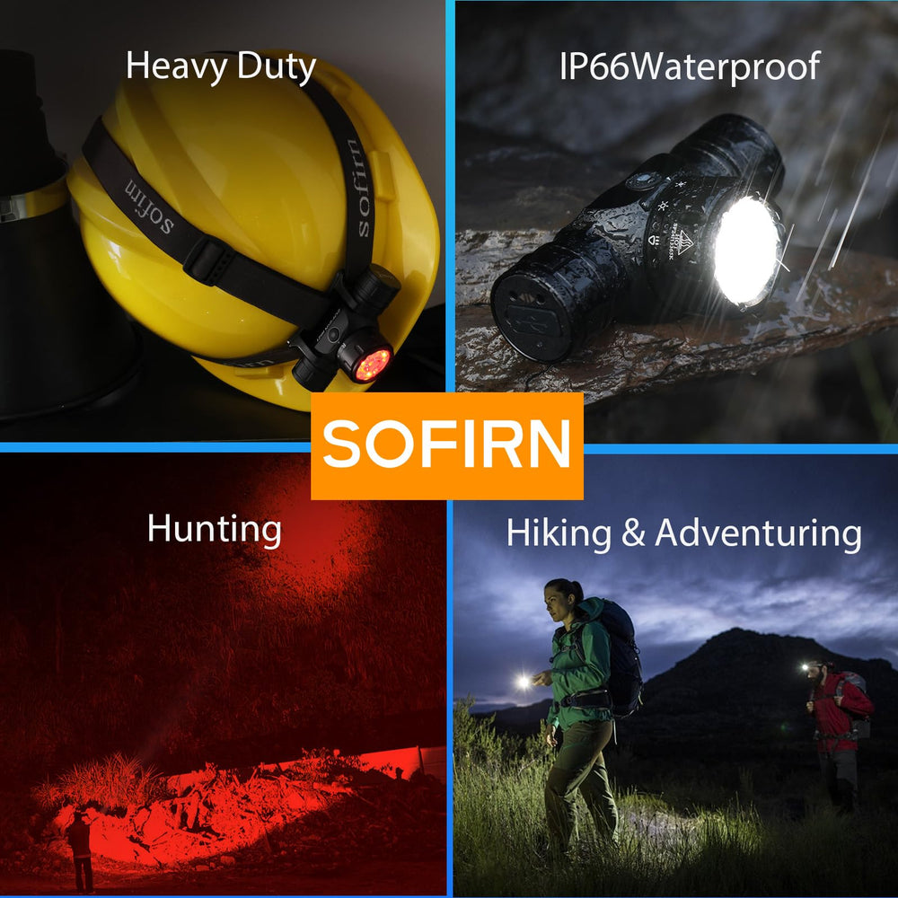 Sofirn HS21 in use for camping delivers hands-free lighting