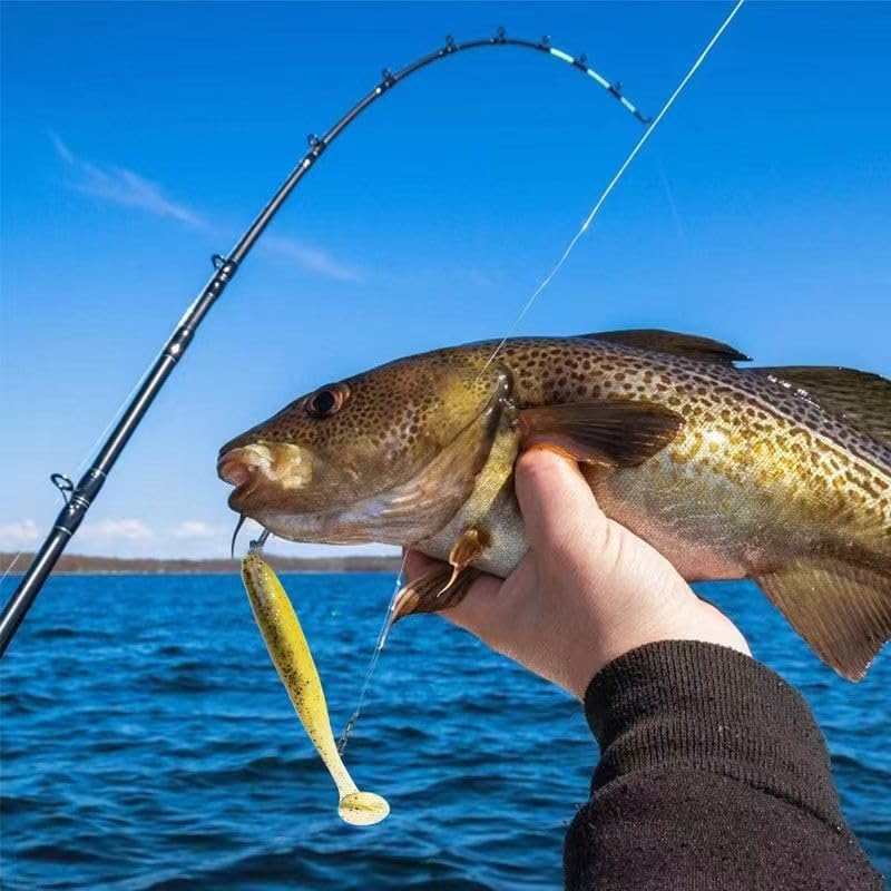 Soft plastic lure kit suitable for freshwater and saltwater