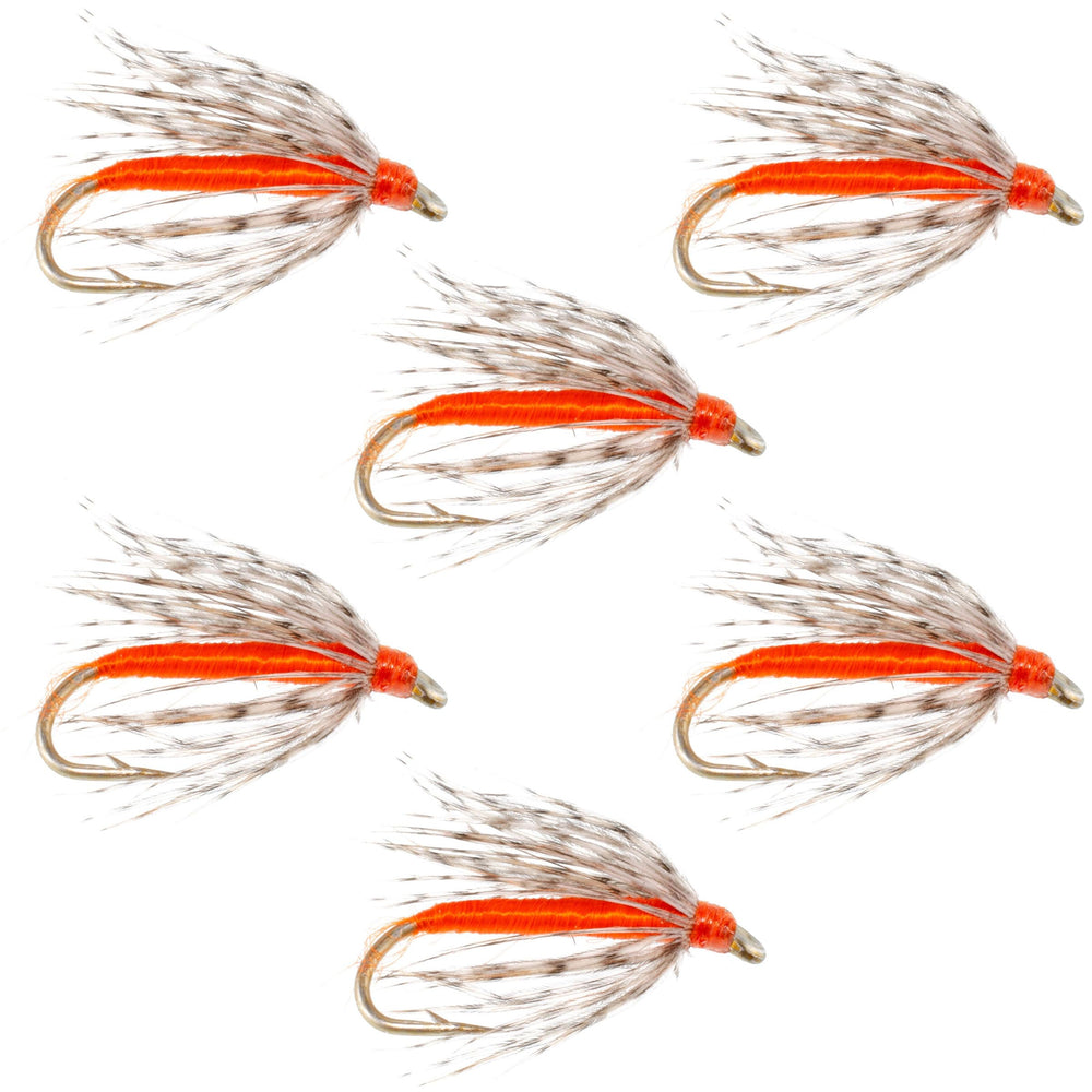 Soft Hackle Partridge and Orange wet fly close-up