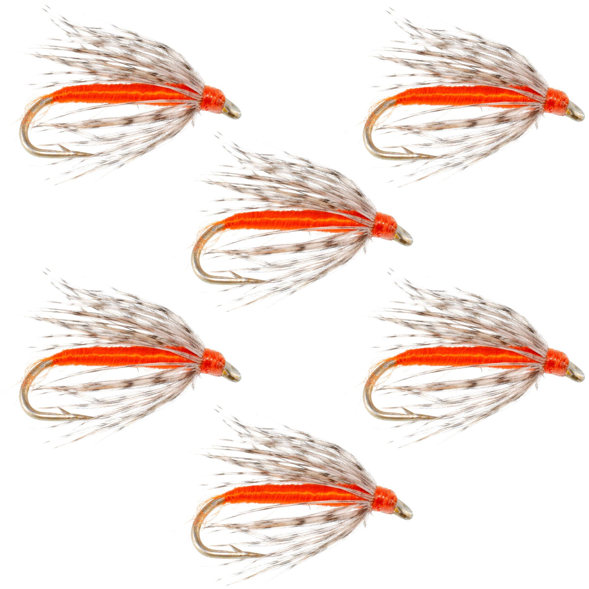 Soft Hackle Partridge and Orange wet fly close-up