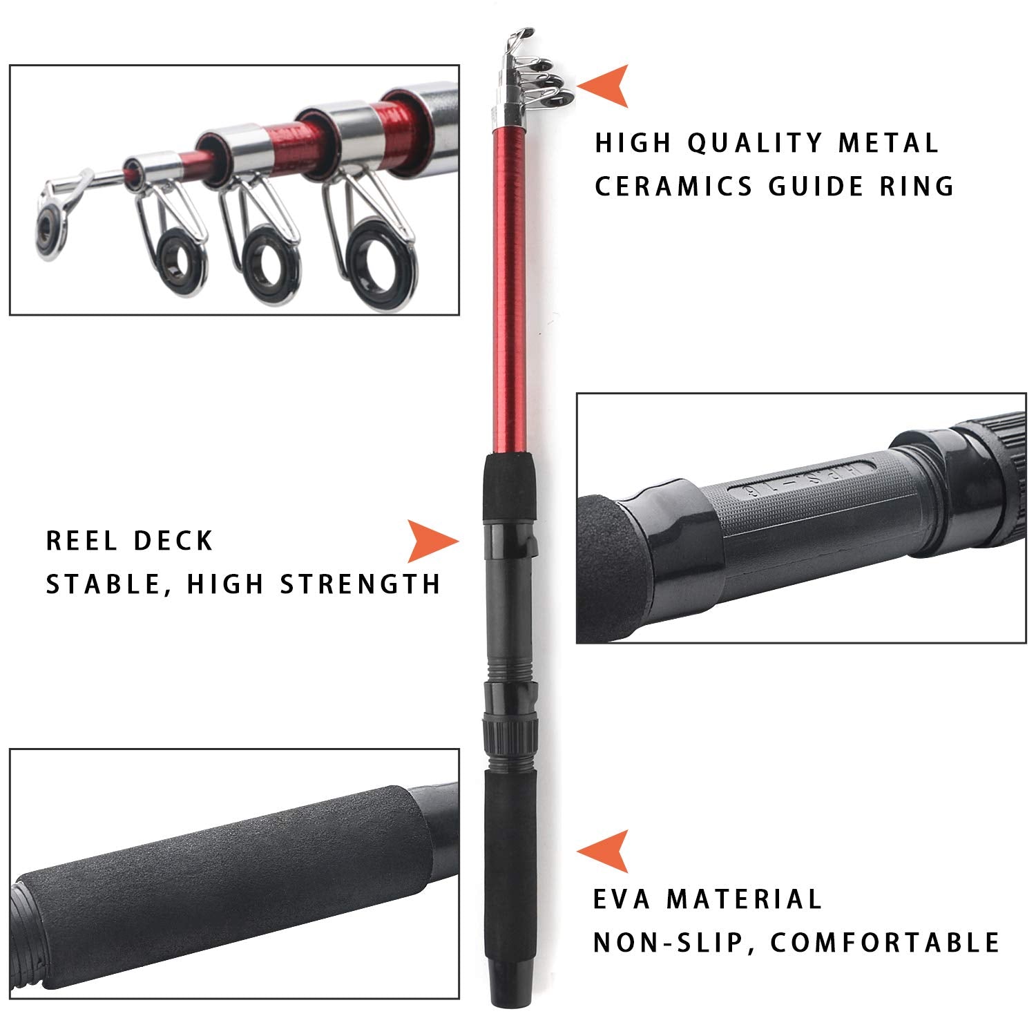 Soft lures and fishing hooks included in the kit
