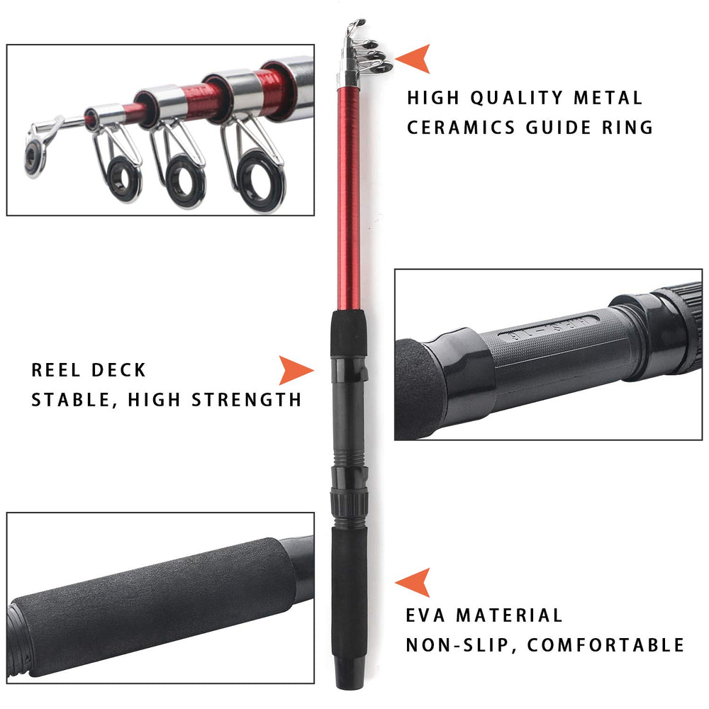 Soft lures and fishing hooks included in the kit