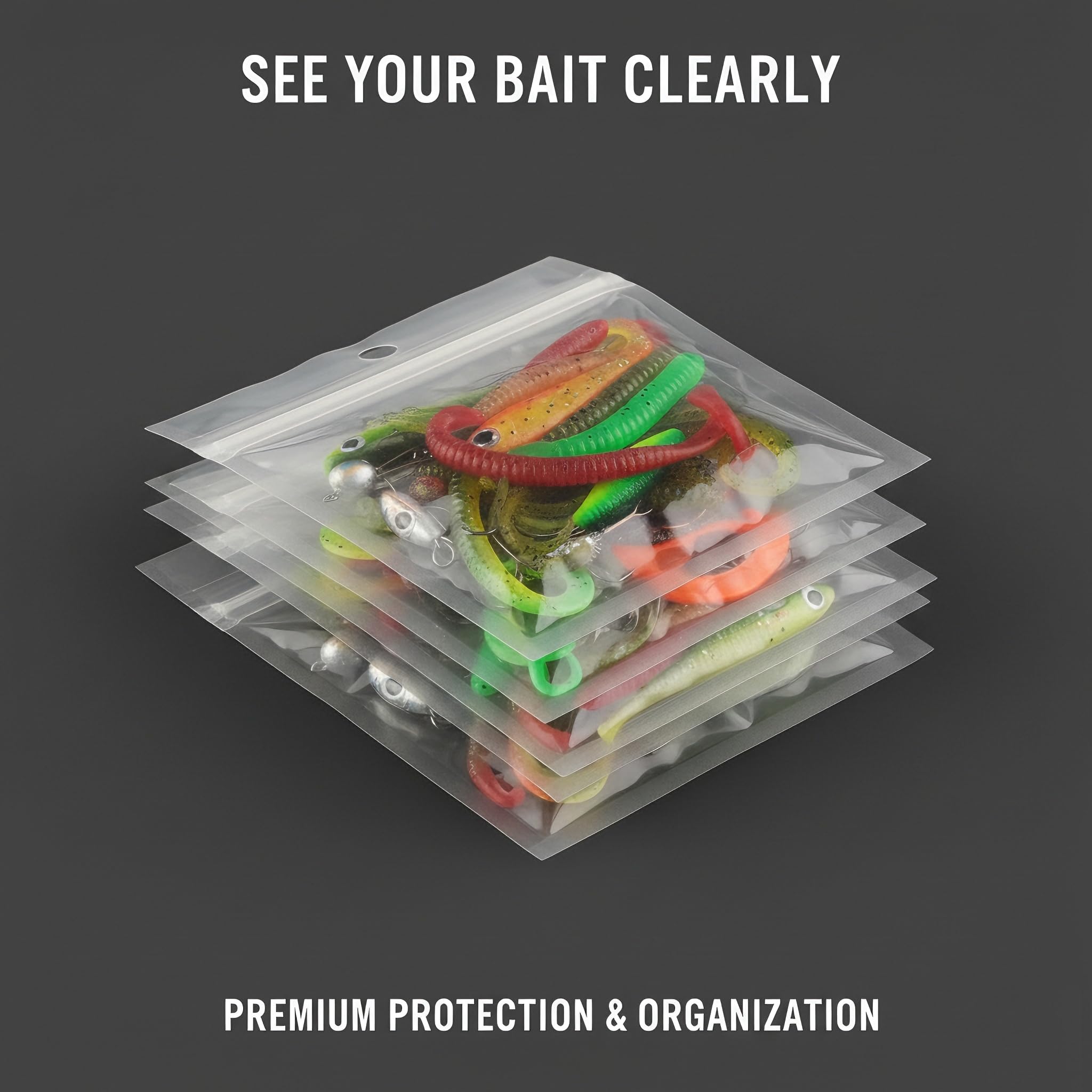 Ideal for organizing small parts and homemade baits on the go