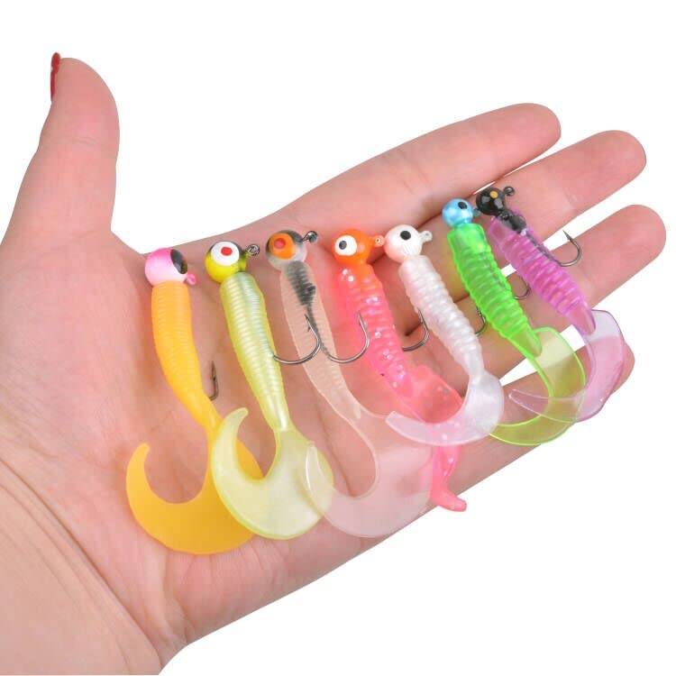 Crappie and panfish lures for trout, crappie, bass, pike