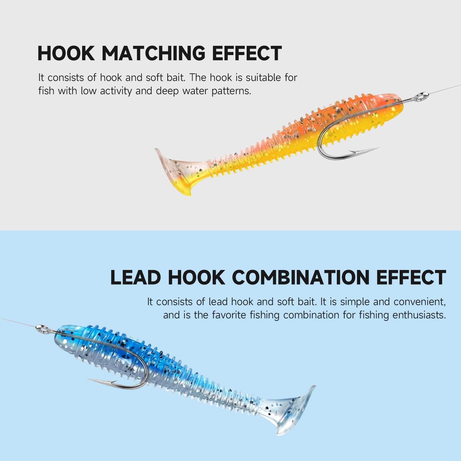 High-quality PVC soft plastic lures