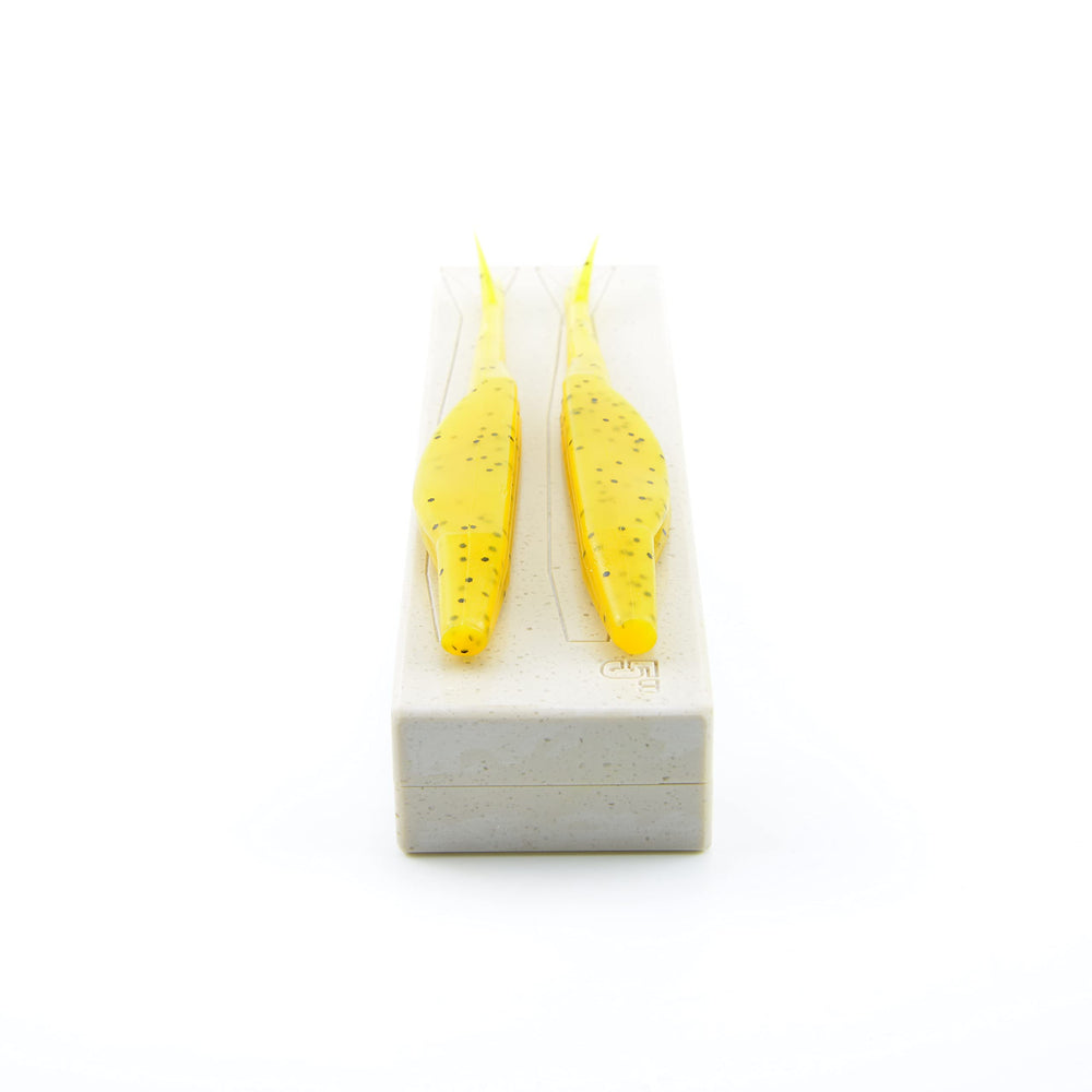 Engineered stone material used in lure mold construction