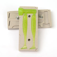 CNC machined lure mold with high detail for soft plastics