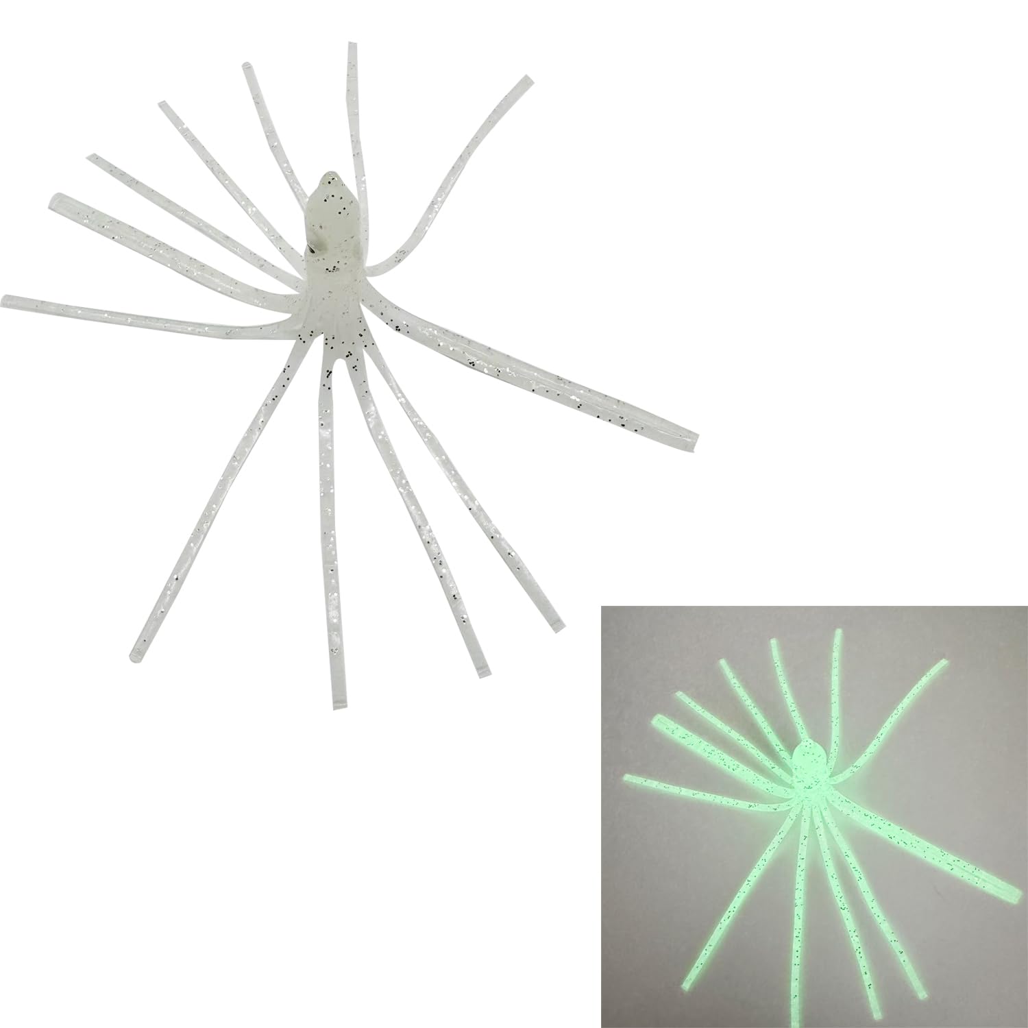 Soft plastic trolling lures set for squid bait