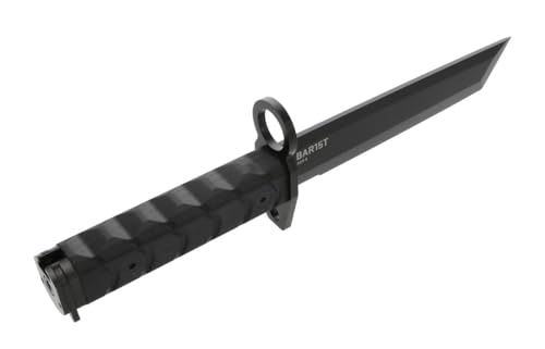 Ergonomic textured G10 handle on SOG BAR15T