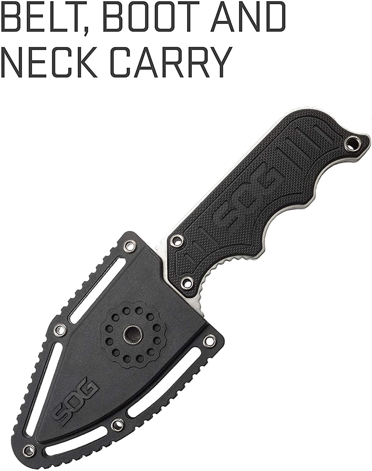 SOG Instinct satin-polished 5Cr15MoV blade NB1012-CP