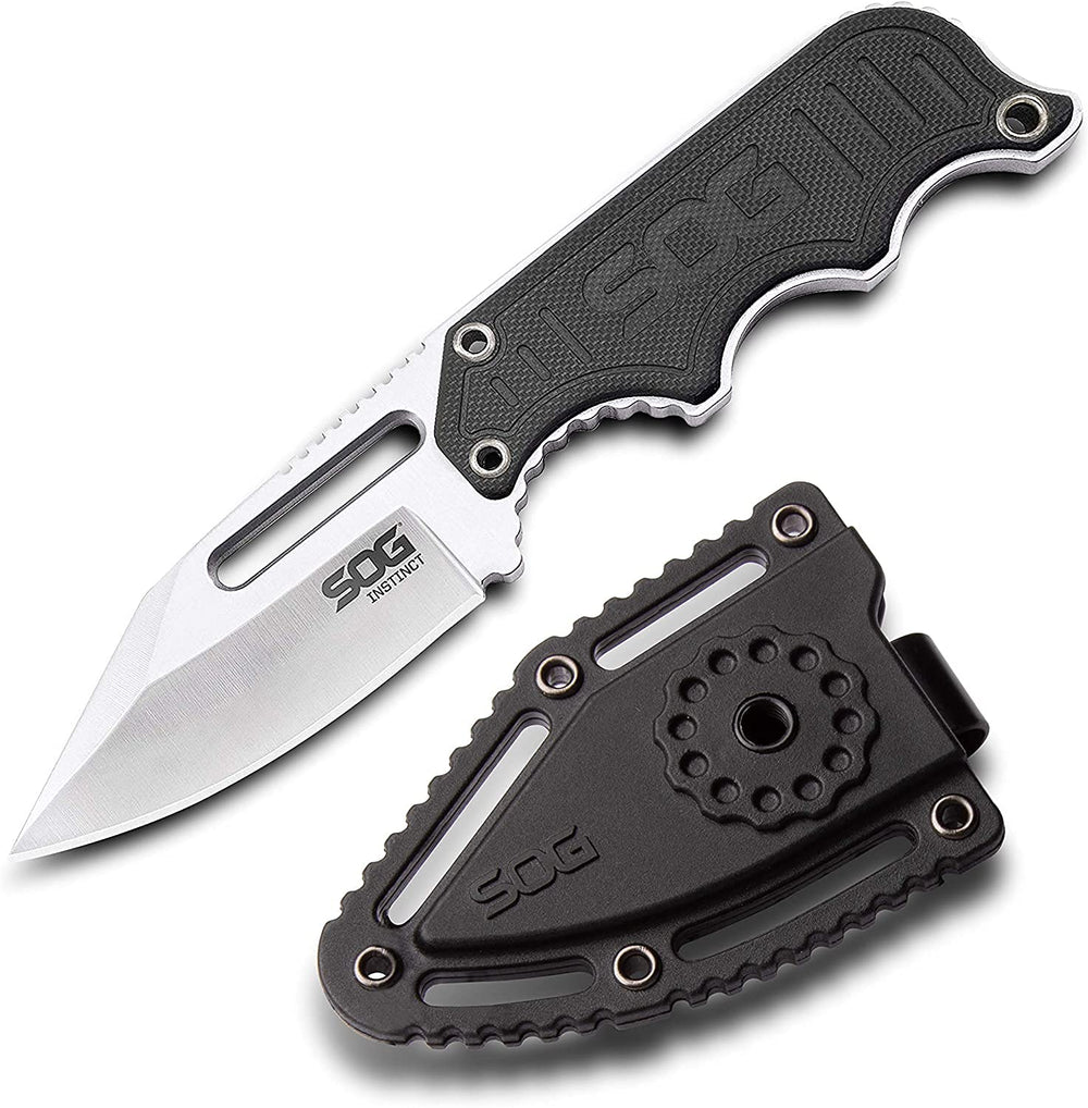 SOG Instinct small fixed blade knife with sheath and clip NB1012-CP