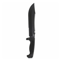 SOG Jungle Primitive Digi-Grip Kraton handle offers secure control.