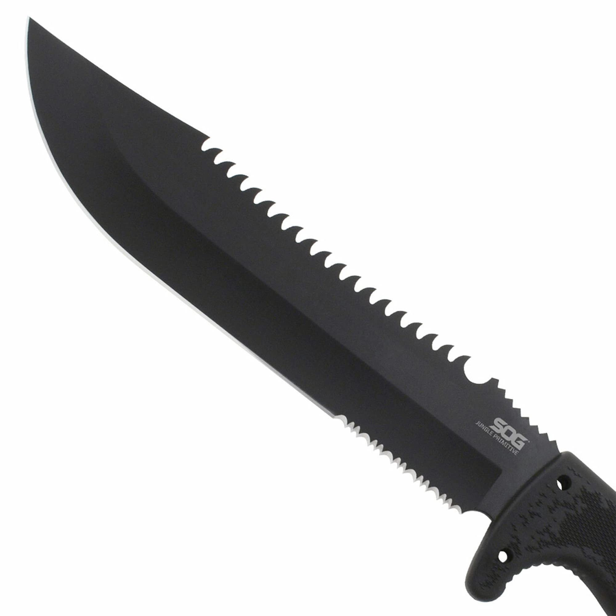 SOG Jungle Primitive in action clearing brush and saplings.