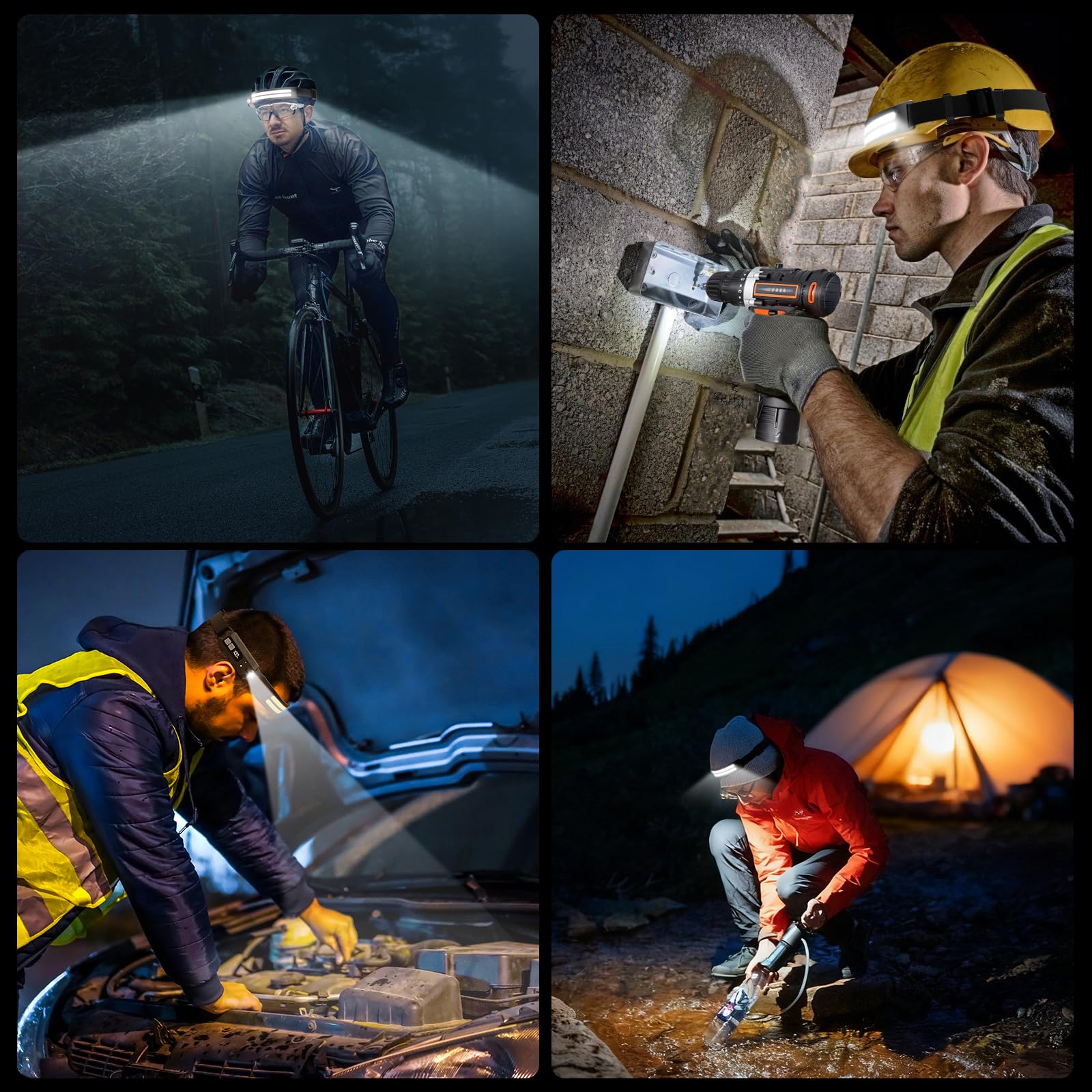 Sogdeco helmet clip kit turns headlamp into hands-free helmet light