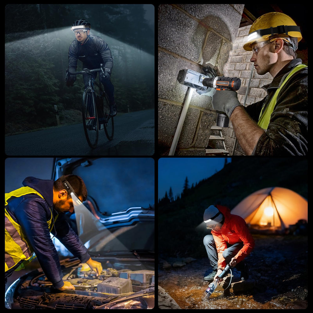 Sogdeco helmet clip kit turns headlamp into hands-free helmet light