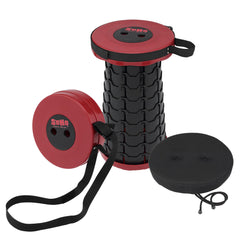 SoHo Urban Artist collapsible stool closed with cushion for travel